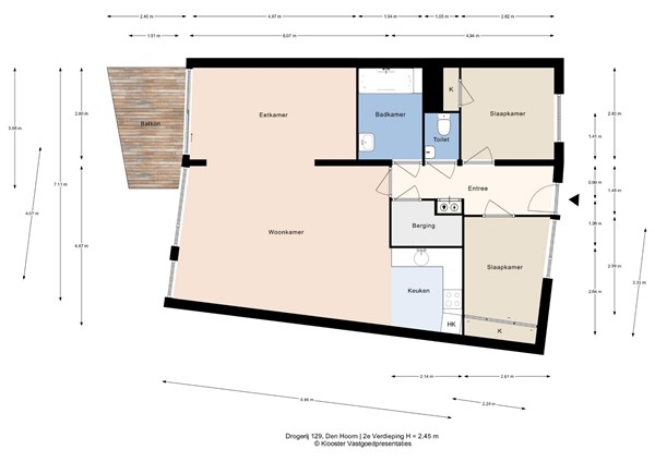 Plattegrond - Drogerij 129, 2635 GP Den Hoorn - 2e Verdieping.jpeg